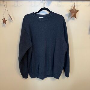 L.L. Bean Men's Dark Gray Crewneck Sweater
